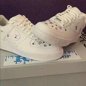 Custom LV Nike Air Forces